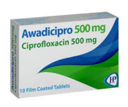 Picture of AWADICIPRO 500 MG 10 F.C.TABS