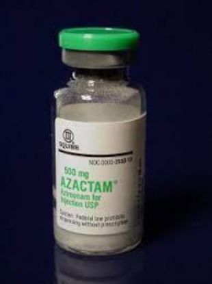 Picture of AZACTAM 500 MG VIAL I.V./I.M. 