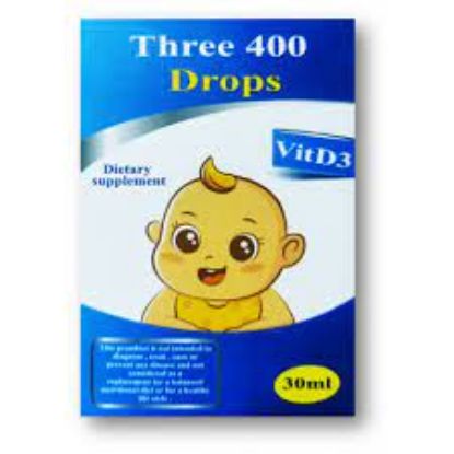 Picture of THREE DROPS 400 I.U./0.5ML 30 ML