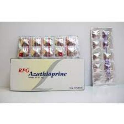 Picture of AZATHIOPRINE RPG 50 MG 30 TABS.