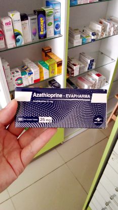 Picture of AZATHIOPRINE-EVAPHARMA 25 MG 30 F.C.TABS.