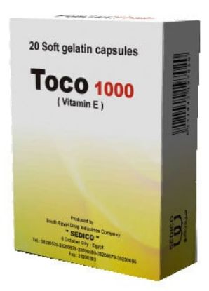 Picture of TOCO 1000MG 20 CAPS.