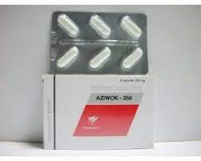 Picture of AZIWOK 250MG 6 CAPS.