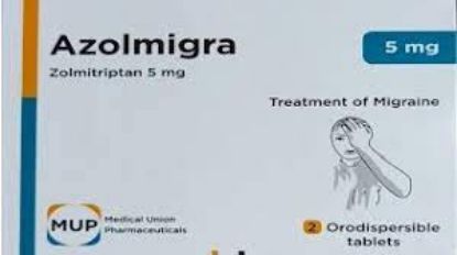 Picture of AZOLMIGRA 5 MG 2 ORO-DISPERSIBLE TABS.
