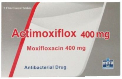 Picture of ACTIMOXIFLOX 400 MG 5 F.C.TABS.