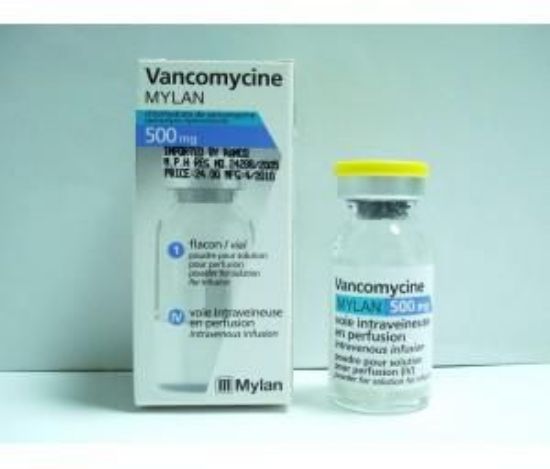 Picture of VANCOMYCINE MYLAN 500 MG VIAL