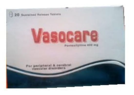 Picture of VASOCARE 400MG S.R. 20 TAB.