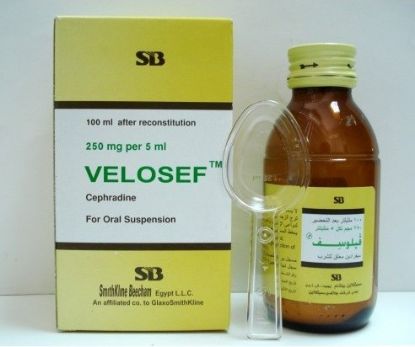 Picture of VELOSEF 250MG/5ML 100ML SUSP.