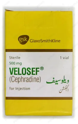 Picture of VELOSEF 500MG I.M./I.V.VIAL