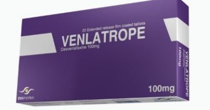 Picture of VENLATROPE 100 MG 20 EXT.REL.TABS.