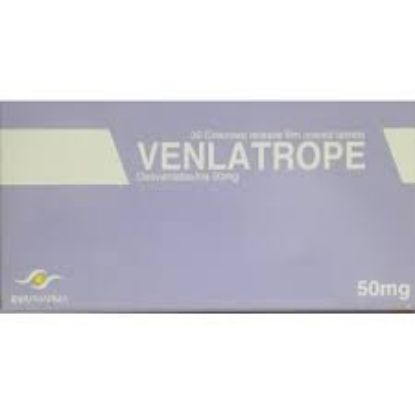 Picture of VENLATROPE 50 MG 20 EXT.REL.TABS.