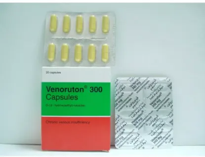 Picture of VENORUTON 300MG 20 CAPS.