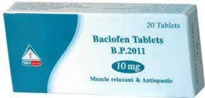Picture of BACLOFEN 10 MG 20 TABS. B.P.2011