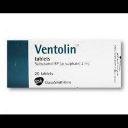 Picture of VENTOLIN 2MG 20 TAB.