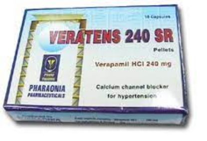 Picture of VERATENS SR 240MG 10 CAPS.