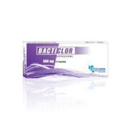 Picture of BACTICLOR 500 MG 12CAPS.