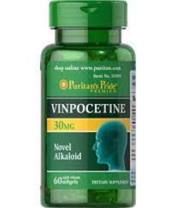 Picture of VINPOCETINE 30 MG 60 SOFTGELS