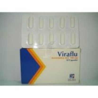 Picture of VIRAFLU 100MG 10 CAPS.