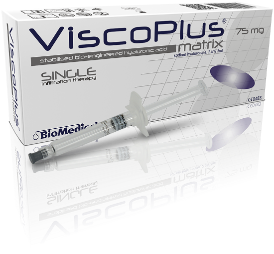 Picture of VISCOPLUS MATRIX 2.5% (75MG/3ML) INTRA-ARTICULAR PREFILLED SYRINGE