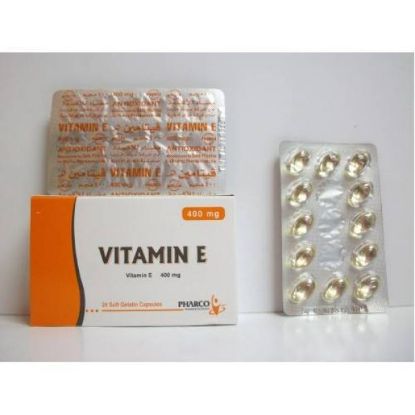 Picture of VITAMIN E 400MG 24 SOFT GELATIN CAPS.