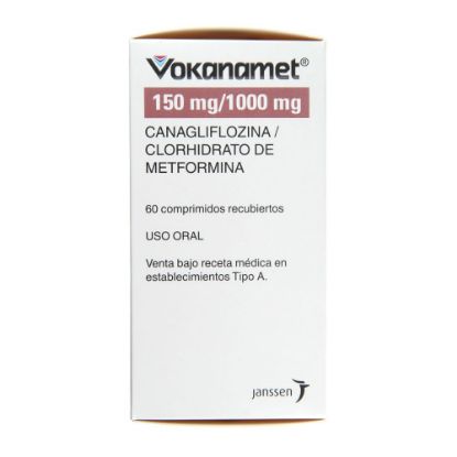 Picture of VOKANAMET 150MG/1000MG 60 F.C. TABS.