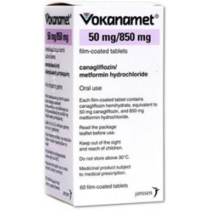 Picture of VOKANAMET 50MG/850MG 60 F.C. TABS.