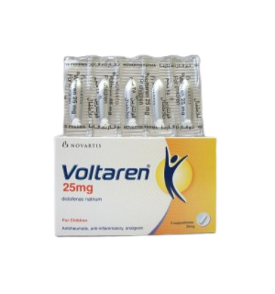 Picture of VOLTAREN 25MG 5 SUPP.