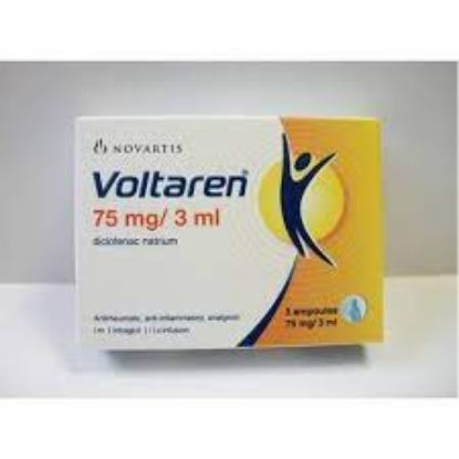 Picture of VOLTAREN 75MG/3ML 3 I.M./I.V. INF. AMPS.