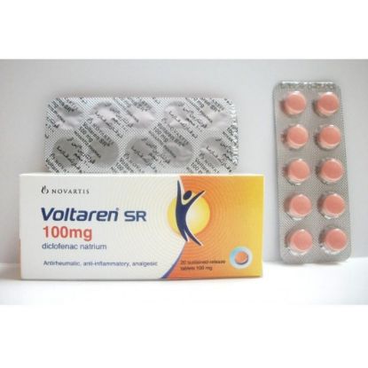 Picture of VOLTAREN SR 100MG 20 F.C.TAB.