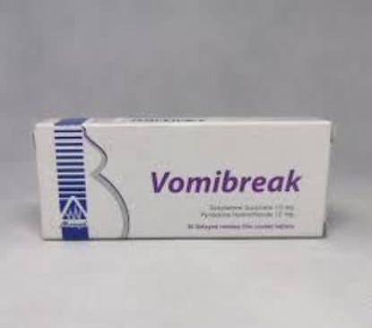 Picture of VOMIBREAK 10/10MG 30 DELAYED REL. F.C. TABS.