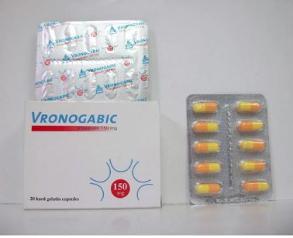 Picture of VRONOGABIC 150MG 20 CAPS.