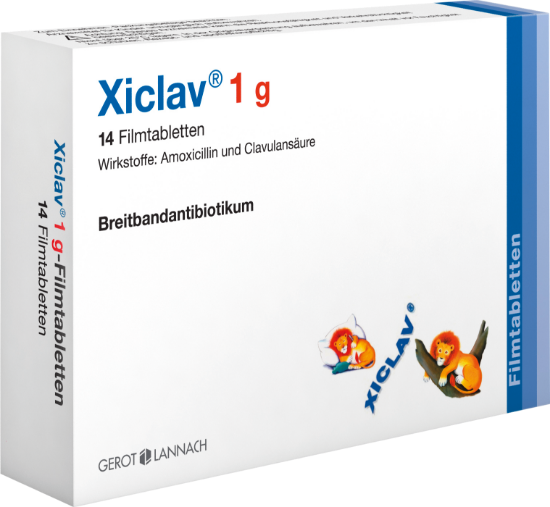 Picture of XICLAV 1 GM 14 F.C. TABS.