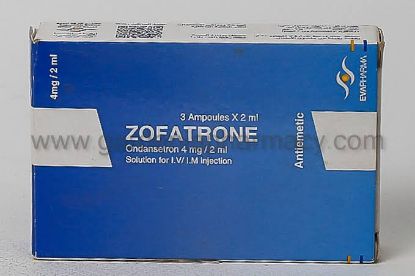 Picture of ZOFATRONE 4MG/2ML 3 AMP. FOR I.V/I.M INJ.