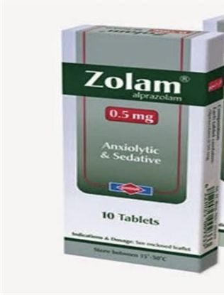 Picture of ZOLAM 0.5 MG 10 TABS.