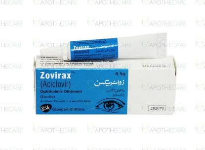Picture of ZOVIRAX 3% EYE OINT. 4.5 GM