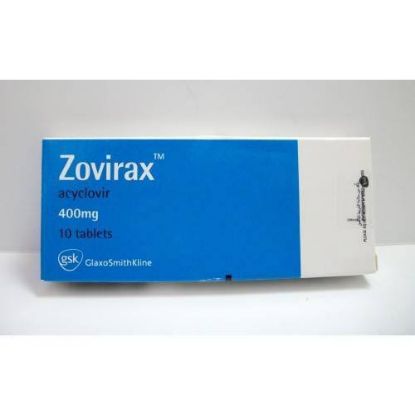 Picture of ZOVIRAX 400MG 10 TAB.