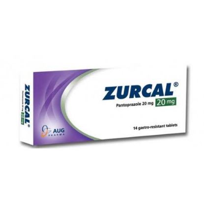 Picture of ZURCAL 20 MG 14 GASTRO-RESISTANT TABS.