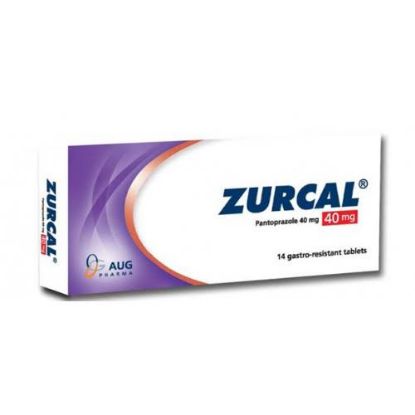 Picture of ZURCAL 40 MG 14 GASTRO-RESISTANT TABS.