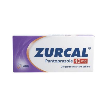 Picture of ZURCAL 40 MG 28 GASTRO-RESISTANT TABS.