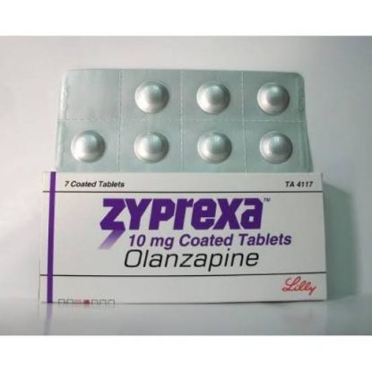 Picture of ZYPREXA 10MG 7 COATED TAB.