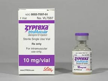 Picture of ZYPREXA 10MG PD. FOR SOL. INJ. VIAL