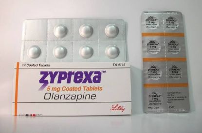 Picture of ZYPREXA 5MG 14 COATED TAB.