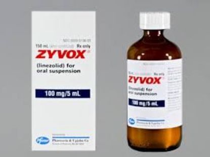 Picture of ZYVOX 100MG/5ML GRANULES FOR ORAL SUSP. 150ML 