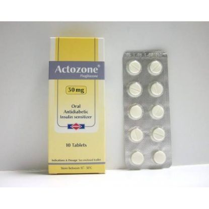 Picture of ACTOZONE 30MG 10 TAB.