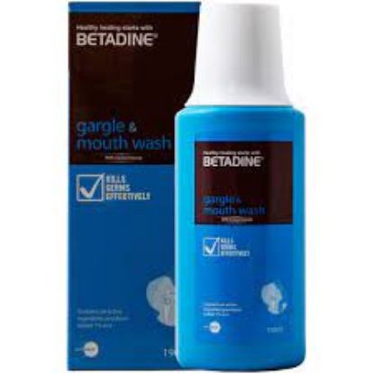 Picture of BETADINE MOUTH WASH & GARGLE 1% 120 ML