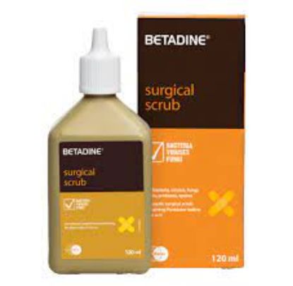 Picture of BETADINE SURGICAL SCRUB 7.5% 120 ML