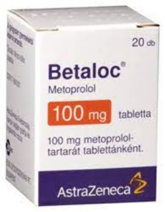 Picture of BETALOC 100 MG 20 TABS.