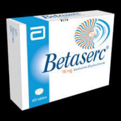 Picture of BETASERC 16 MG 60 TABS.