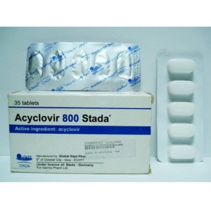Picture of ACYCLOVIR 800 STADA 35 TABS.