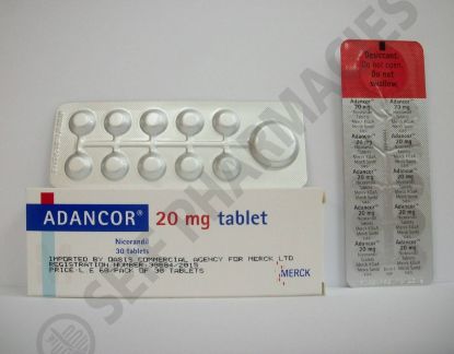 Picture of ADANCOR 20MG 30 BREAKABLE TABS.
